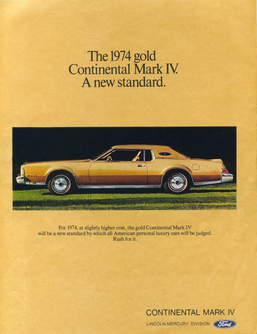 1974 Lincoln Auto Advertising